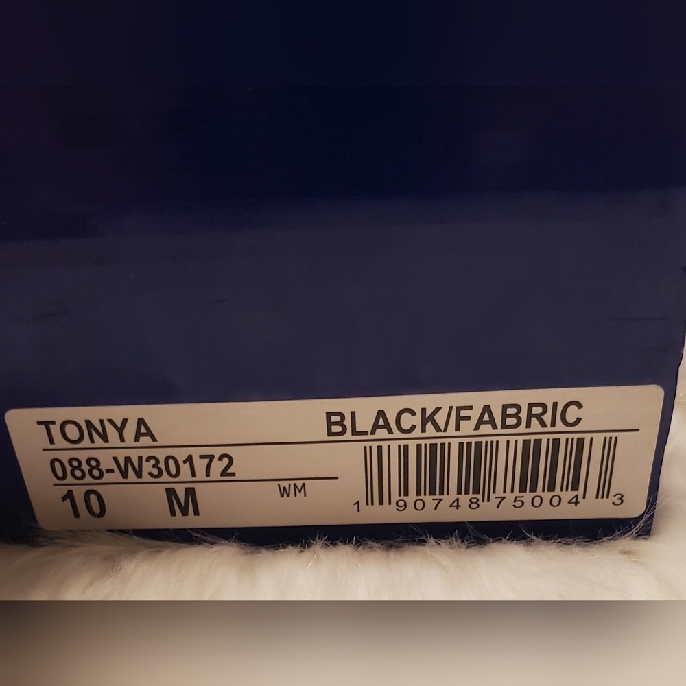 White Mountain Tonya Women's Black Ankle Moto Lace Up Combat Boots Size 10 - Picture 8 of 8